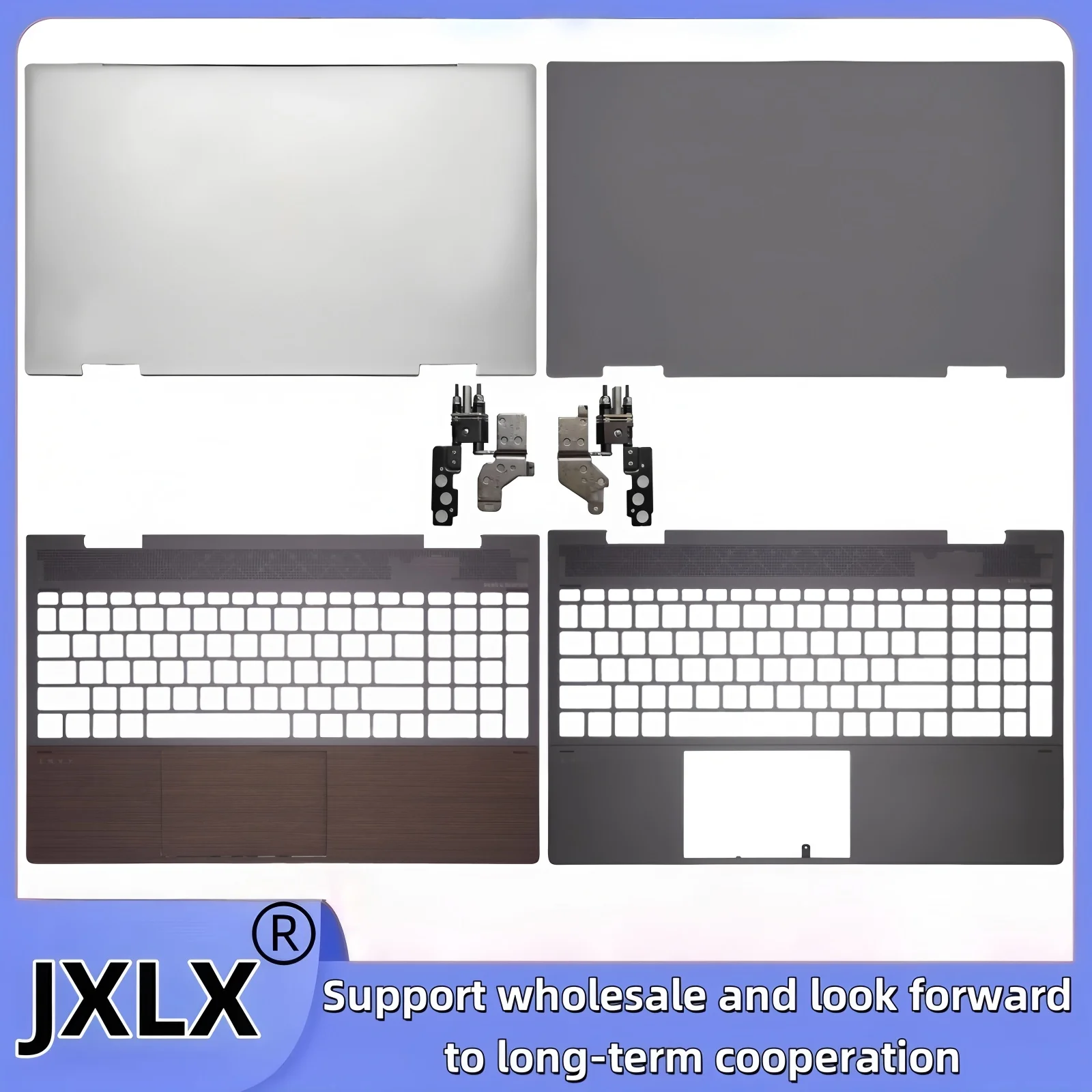 JXLX® New for HP ENVY X360 15-ED 15M-ED TPN-C149 15-EE 15M-EE  Laptop LCD Back Cover Top Case Brown Silver L93203-001 L93204-001