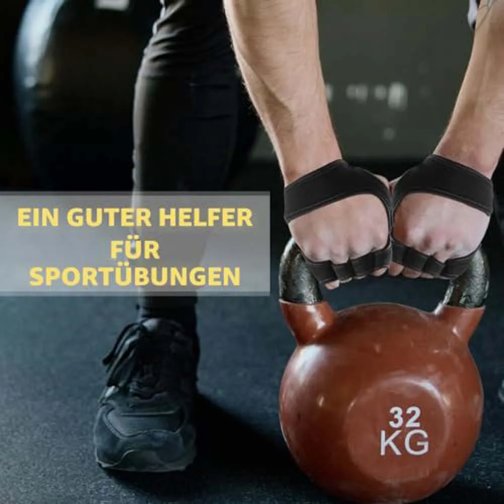 Grip Strength Training Gloves Men Women Weight Lifting Workout Half Finger Callus Prevention Gym Crossfit Breathable GlovesGrip