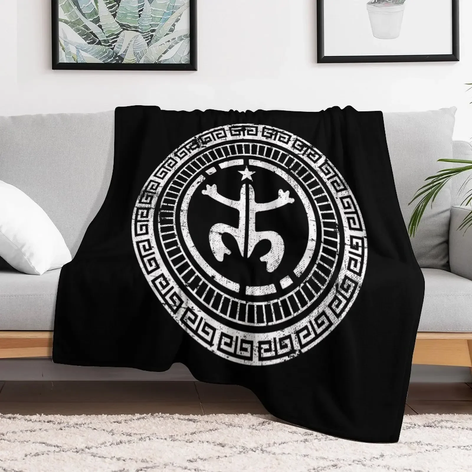 COQUI TRIBE? Taino Edition Throw Blanket Decorative Beds Cute Blankets