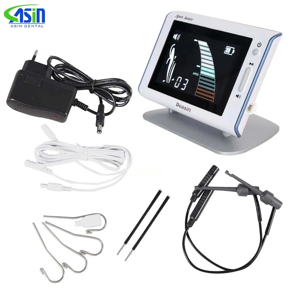 Dental Apex Locator Root Canal Measuring Instrument Measurement 4.5 LCD with File Clip Hook Probe dentistry tools