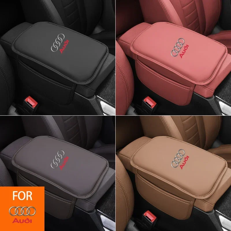 

Car Universal Armrest Cover Leather Car Box Pad For Audi A3 A6 Q3 B5 B6 B7 B8 B9 Q7 8P 8V 8L A5 A4 C6 C5 C7 4F A1 A7 A8 Q2 Q5