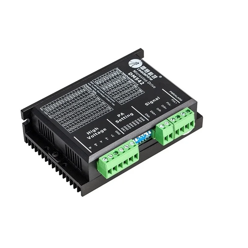 Leadshine DM542 2 Phase Stepper Driver 20-50VDC 1.0-4.2A for NEMA17 NEMA23 Stepper Motor Controller 42 57 Stepper Motor