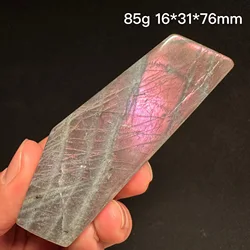 Natural Crystals Purple Blue Labradorite Slab Slice Polished Colorful Gemstones Ore Mineral Home Decorations Room Decor Gifts