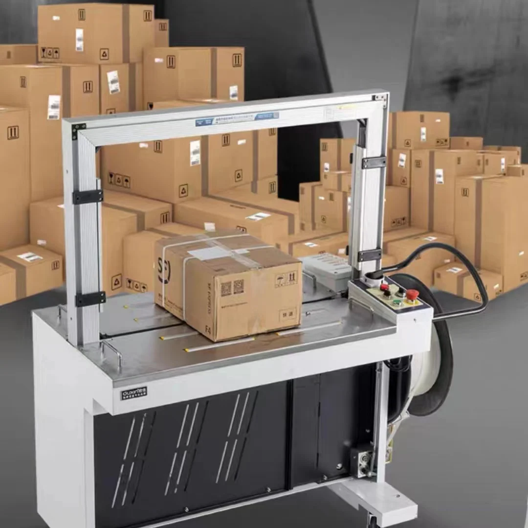 Automatic PP Belt Carton Band Strapping Machine Box Tie Strapping Packing Machine