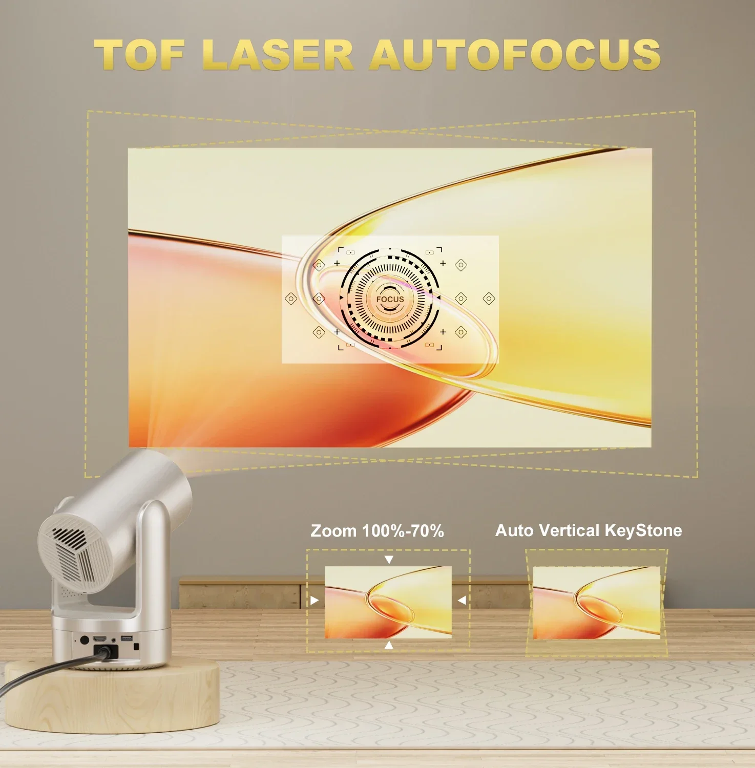 

Лидер продаж: Заводской опт, индивидуальный заказ, MOQ1, проектор 190ANSI 720p со встроенным аккумулятором, Android-проектор для домашнего кинотеатра