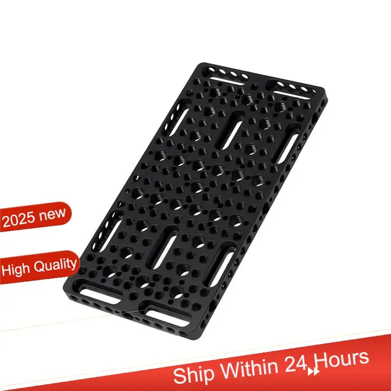 ~【A48T HOT】Cheese Plate Quick Release Adapter For Camera Cage Fits 1/4" & 3/8" Threads Quick Release Adapter Plate