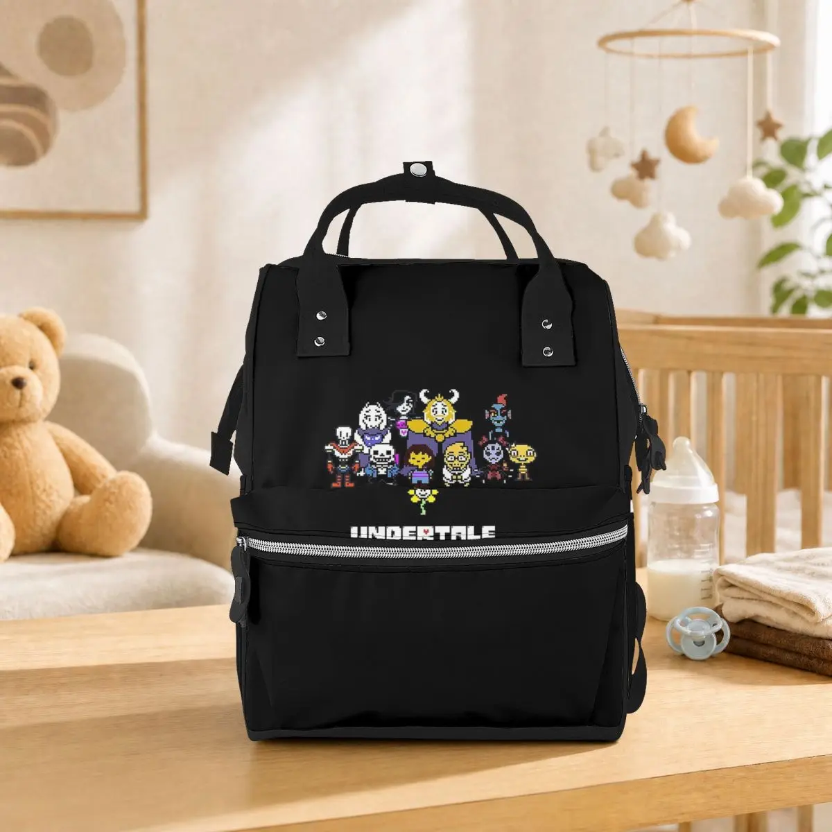 Undertale Gamer Gaming Student Backpack School Bag Hiking Travel Daypack for Men Women Bookbag Shoulder Bags
