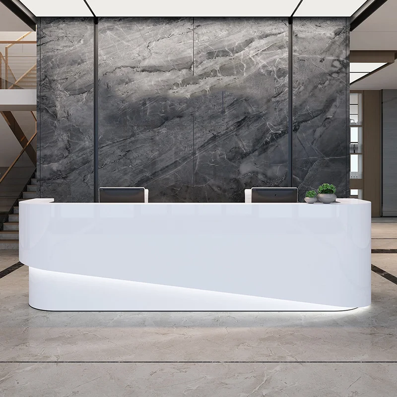 Beauty Salon Reception Desks Design Large 280 Bakery Cosmetic Shop Reception Desks Drawers Mostrador Recepcion Office Furniture