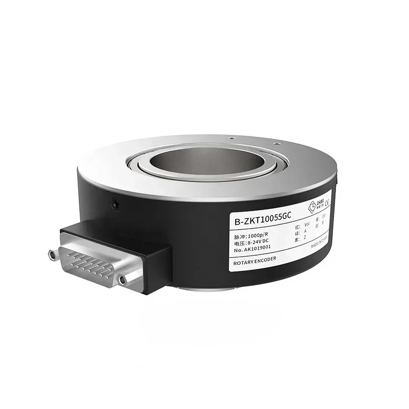 Optical Encoder Outer Diameter 100mm, Shaft Diameter 30/45/55mm IP65 Incremental Hollow Shaft Rotary Optical Encoders Universal