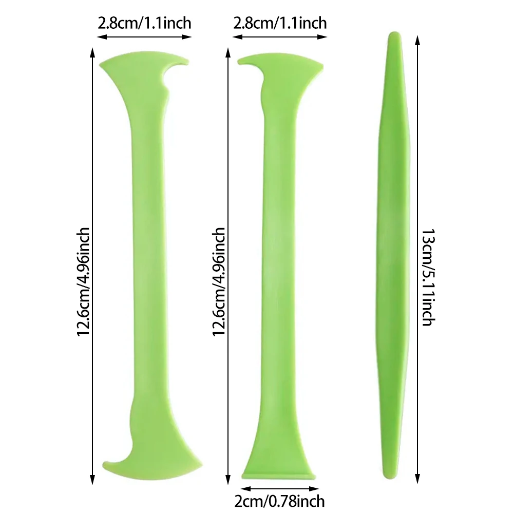 1Set Vinyl Car Wrap Tool Car Styling Stick Squeegee Window Tinting Kit Corner Scraper Curves Slot Tucking Tools Gap Film Cutter view 6