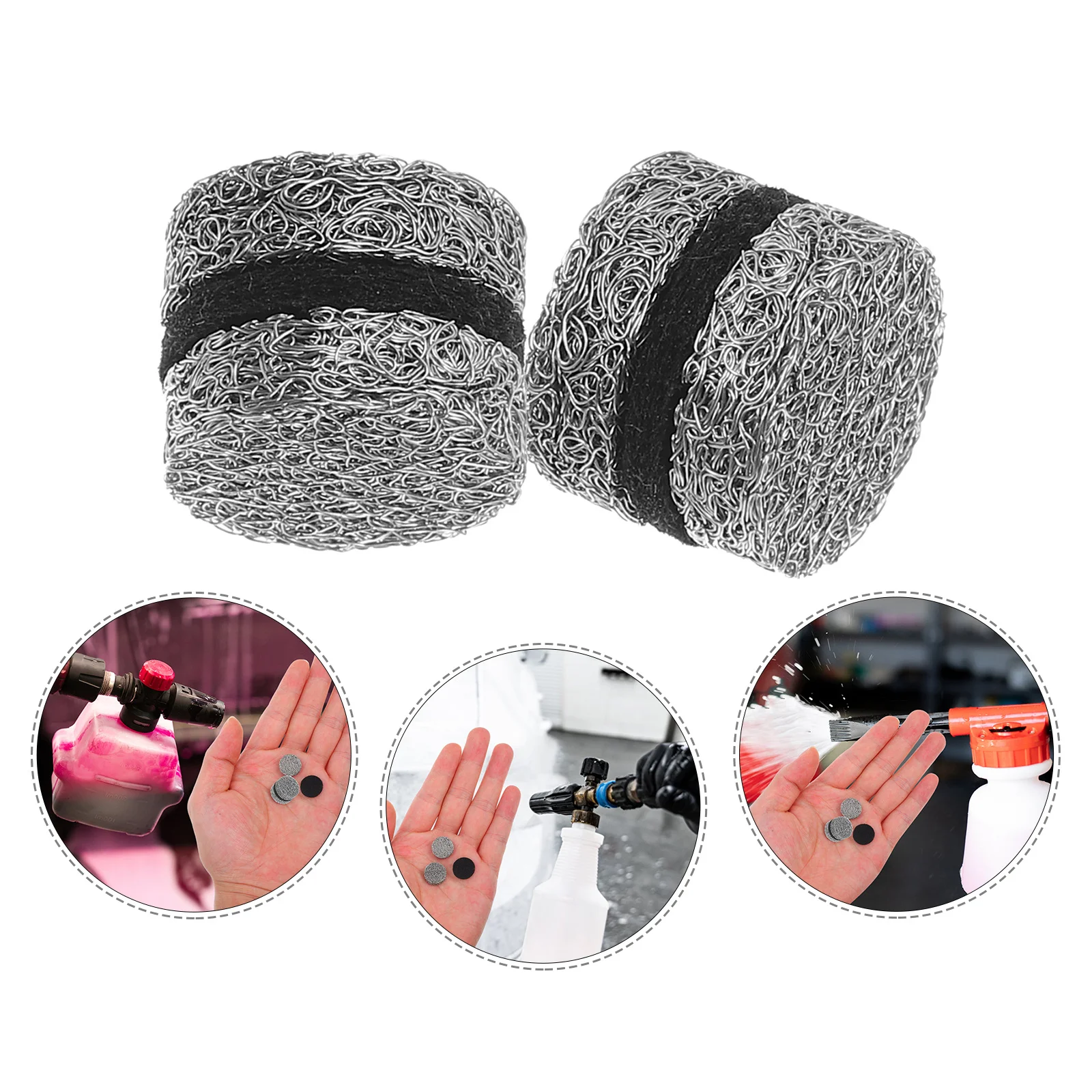 

Pressure Washer Foam Filter Upgraded Three-Layer Mesh Foam Maker Replacement Nozzle Guard Machine Safety Shield Splash