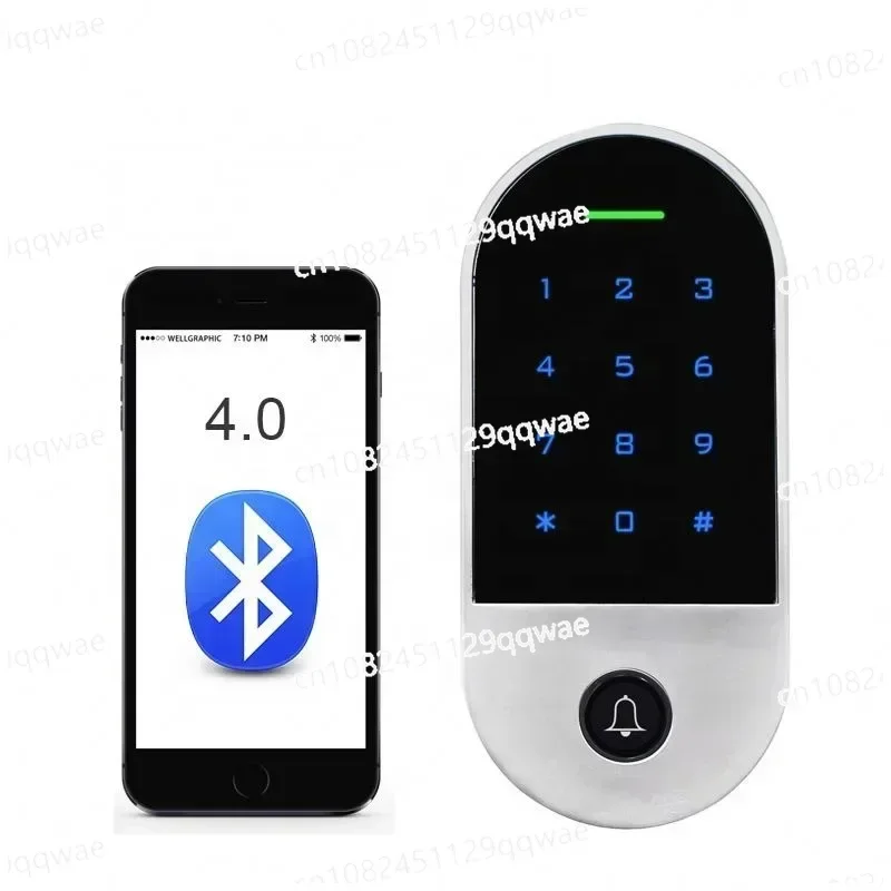 IP66 Metal Case Smart Blue-tooth Keypad Access Control with Tuya App