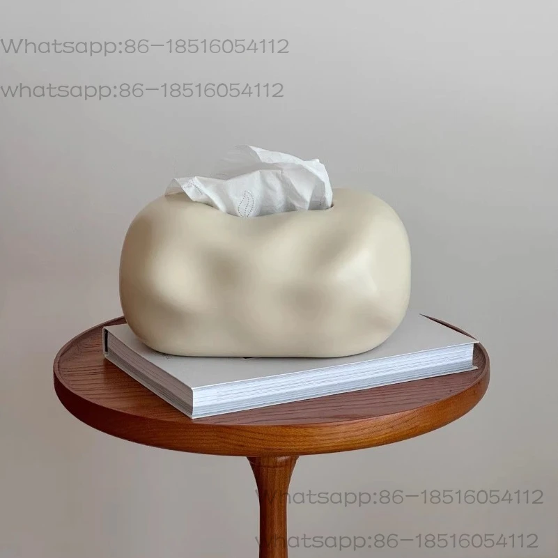 Ceramic Tissue Box Ins Pumping Carton High-end Home Desktop Creative Decorative Ornament