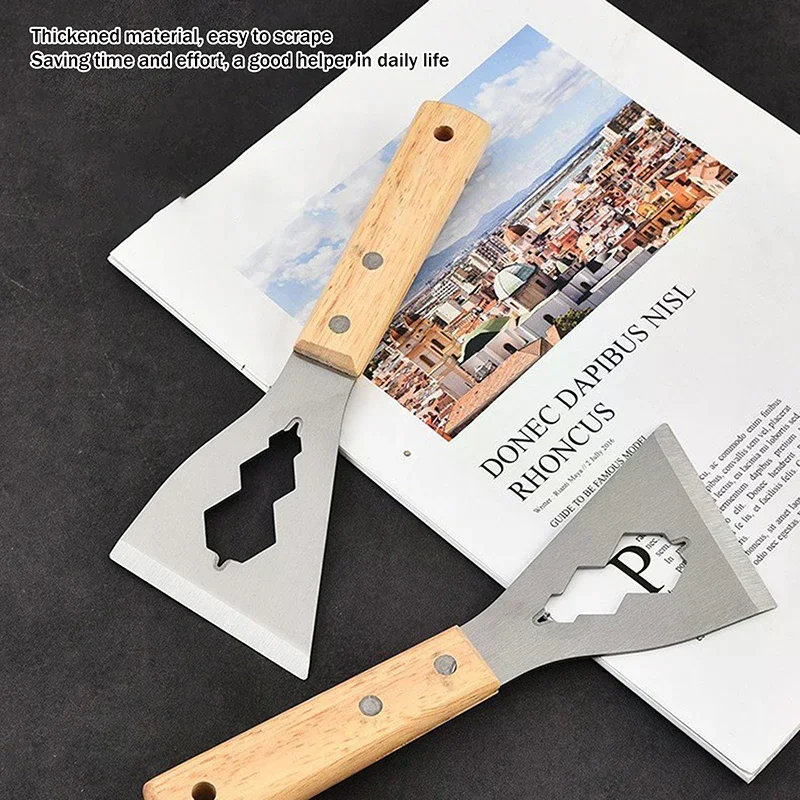 

Multi-functional Shovel Long Handle Shovel Thickened Stainless Steel Kitchen Cleaning Tool Household Shovel For Scraping Dust