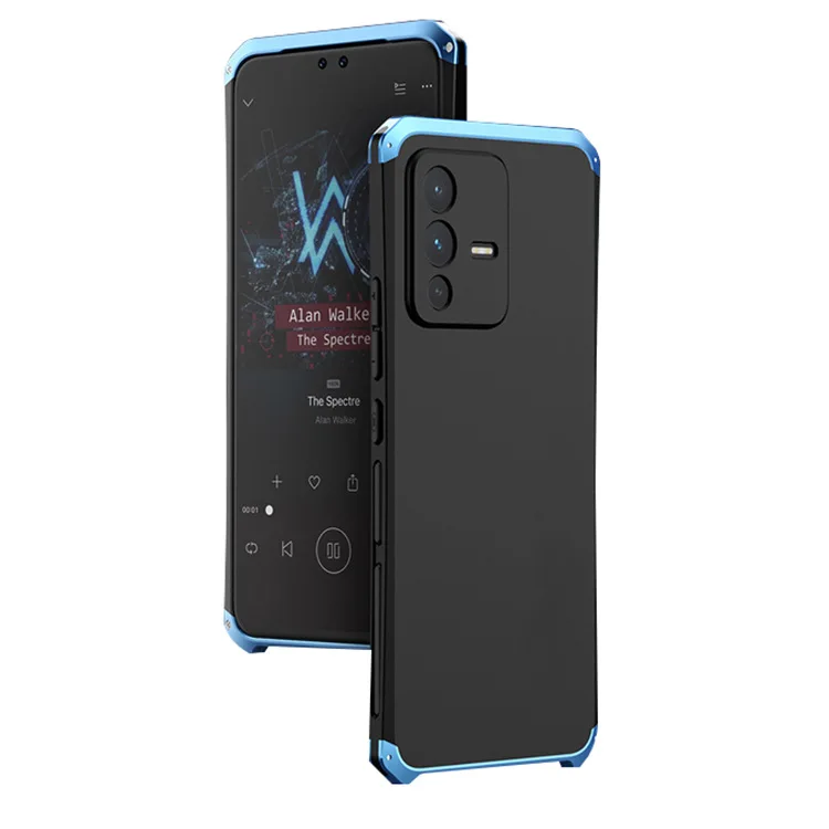 Hot Sales Luxury Shockproof Element Metal Case For Vivo S12 Pro Hin Hard Aluminium Alloy Hybrid Plastic Back Cover