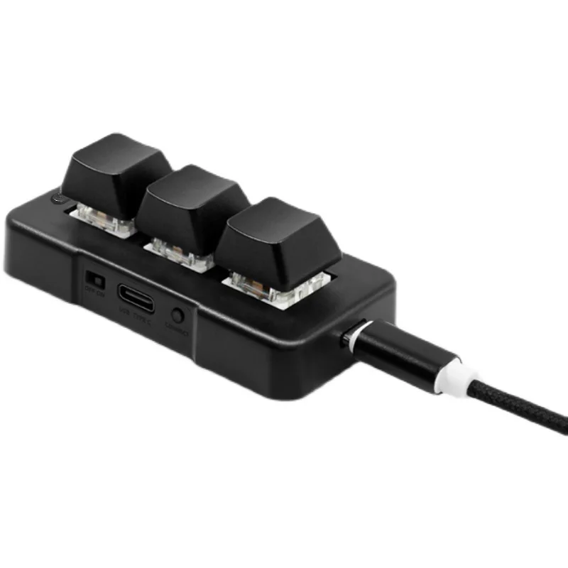 

Three-button keypad mini custom shortcut one-button start mouse wired/wireless