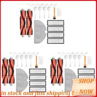 3 Set Main Brushes Filters Side Brush For Xiaomi Mijia 1C Sweeping Mopping Robot Vacuum Cleaner Spare Parts HOT!