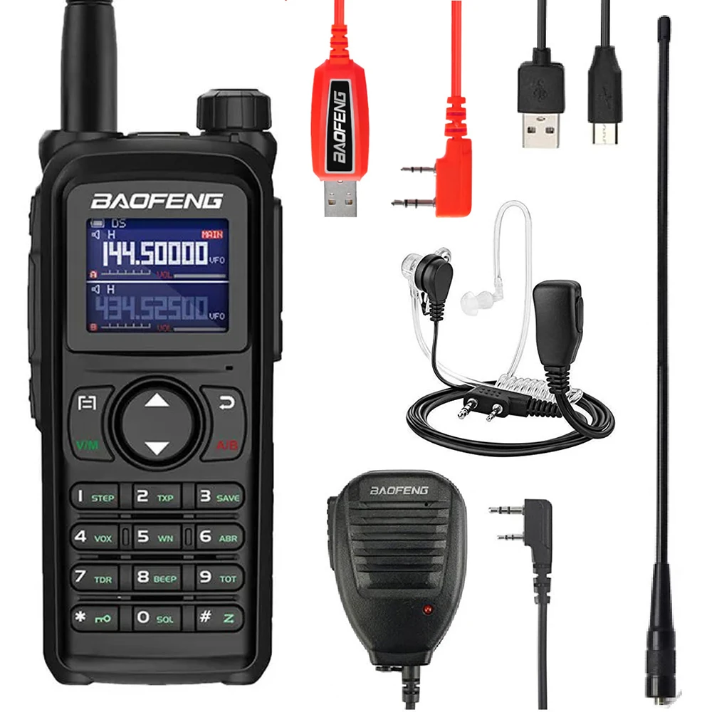 

Baofeng Official Store 2024 New UV 28 Ham 999CH Walkie Talkies 5-10km 10watt Tri Band Two Way Radio With Air Band