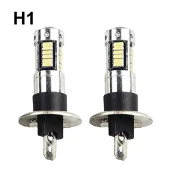 2pcs H1 LED Fog Light Bulbs Kit 50W 6000K Super Bright White DRL Headlight Daytime Running Light For Auto 12V
