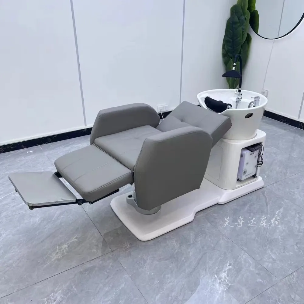 Shampooing Coiffeur A Domicile Hair Spa Massage Bed Washbasin Chairs for Beauty Salon with Hydraulic Washing Chair Styling