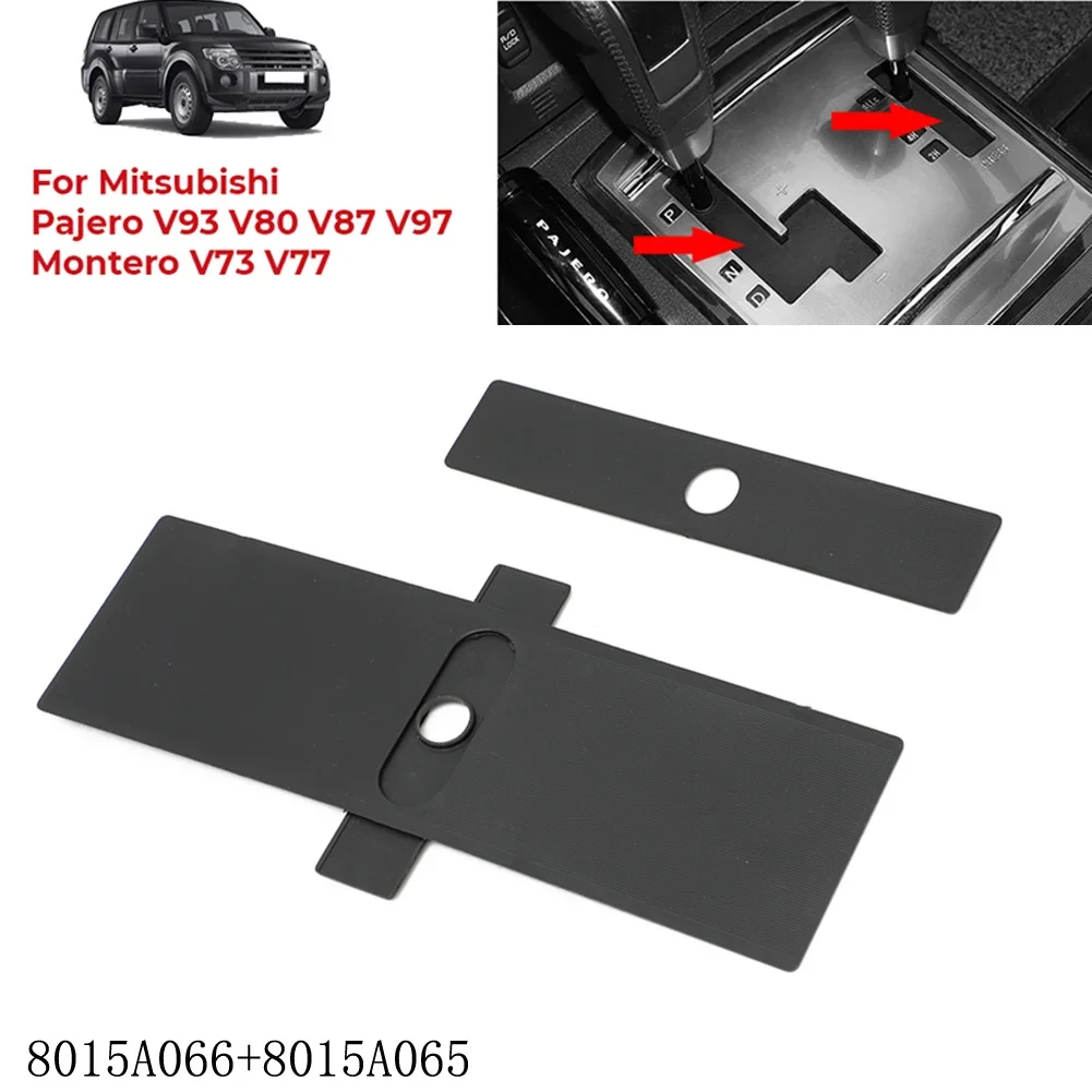 Car Shift Lever Panel Cover 8015A066 For Mitsubishi Montero-Pajero V93 Shift Lever Panel Trim Rubber Car Accessories Black High