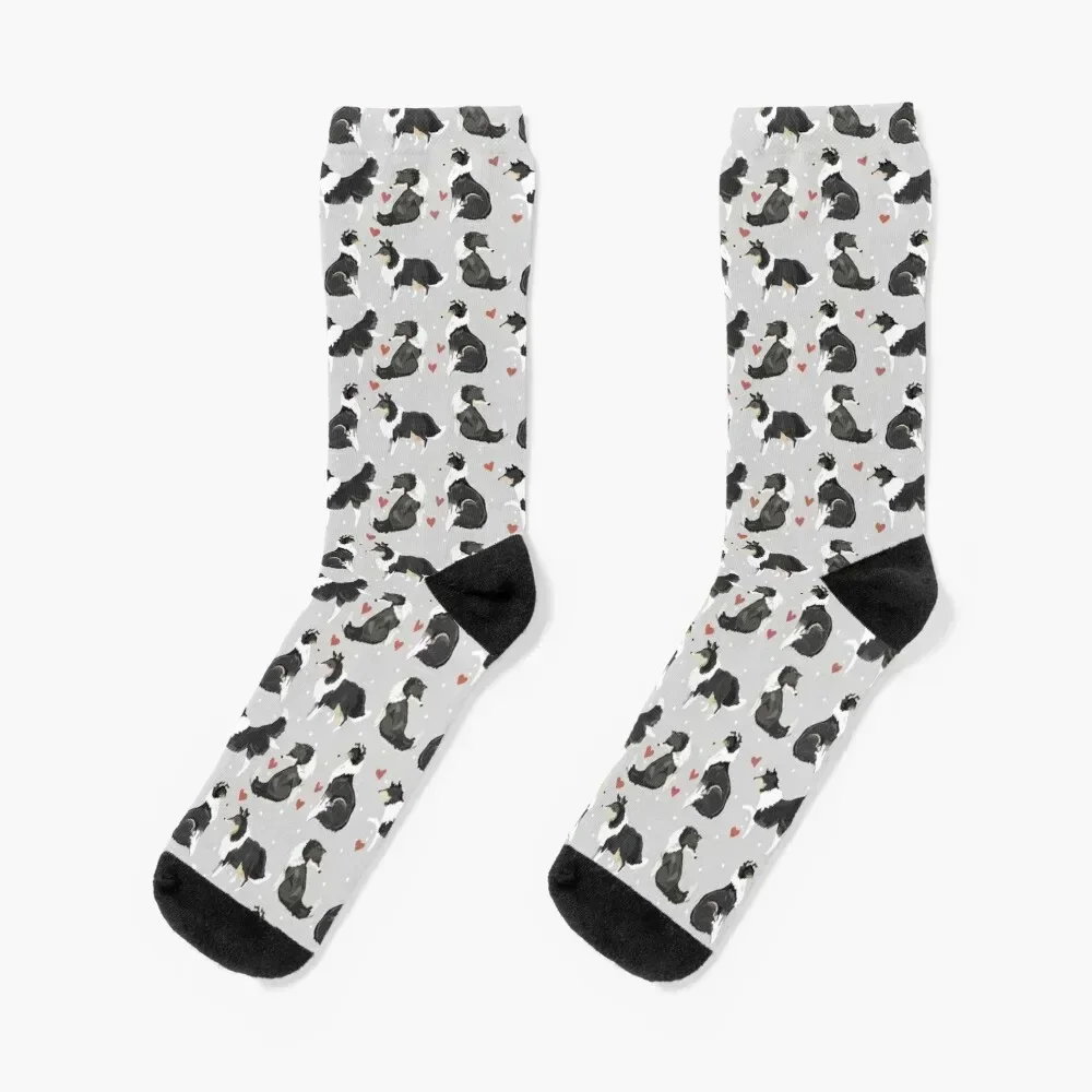 Collie Love Socks hip hop Climbing Men Socks Luxury Brand Women's