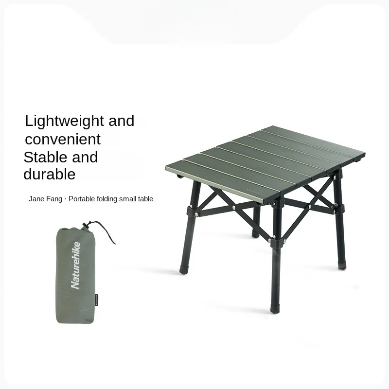 

Outdoor Camping hiking Portable Aluminum Alloy Folding Table Picnic Barbecue Small Lightweight Table