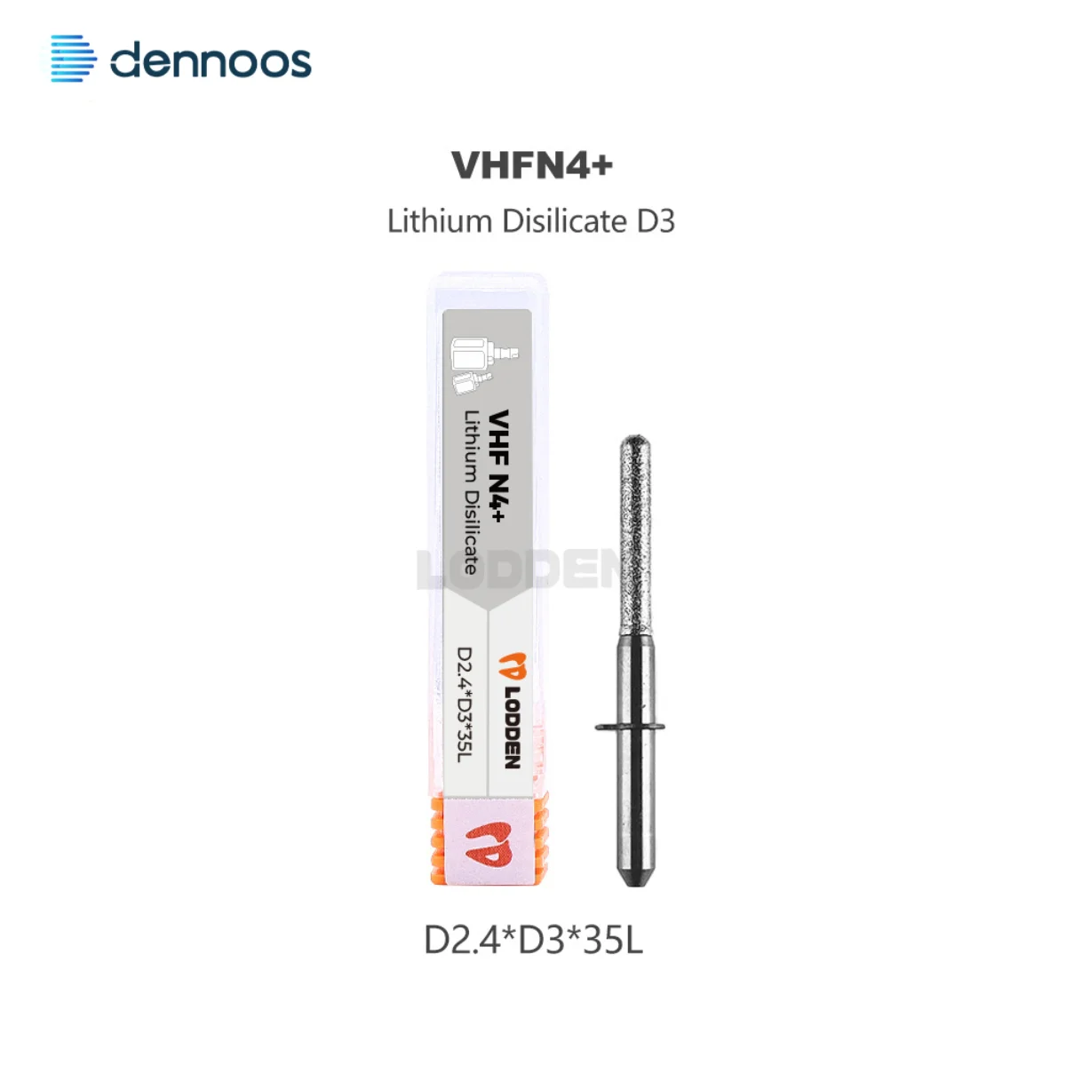 VHF N4+ Dental Lab Emax Milling Burs Wet Milling Burs Step Bur for Lithium Disilicate Cad/Cam System