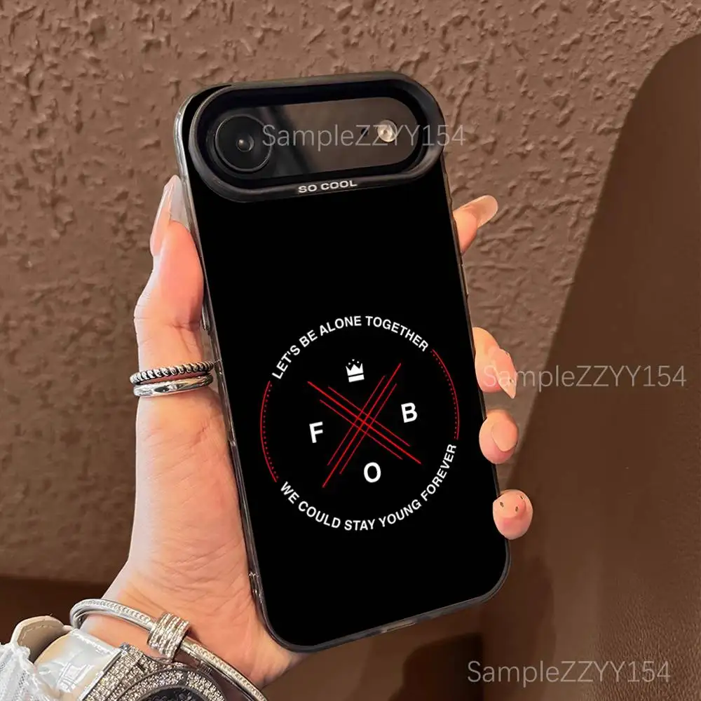 حافظة هاتف Fall Out Boy American Beauty لهاتف iPhone 17,16,15,14,13,12,X,8,Pro,Max,Plus,E,SE4,Air,Mini Black IMD Matte