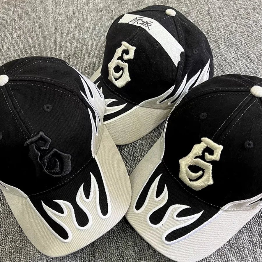 2023ss Kanye West Donda Baseball Cap Men Women 1:1 Best Quality Flame Embroidery Hats Adjustable Caps