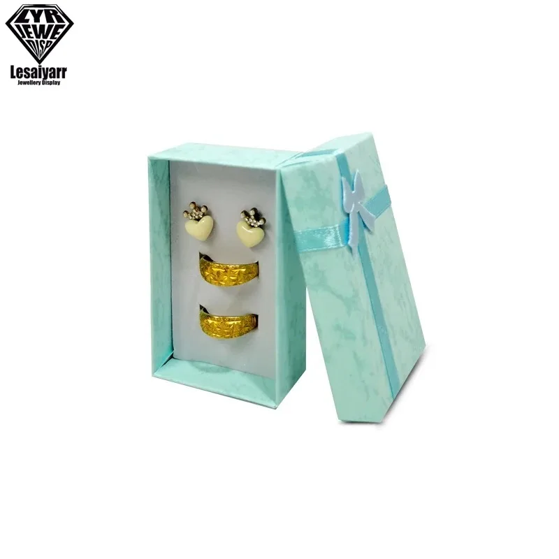 24 Pcs Jewelry Cardboard Gift Boxes for Packaging Decorative Empty Jewelry Boxes Colorful for Earring Necklaces Bracelets Rings