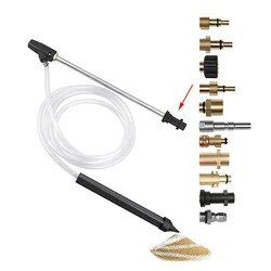 Pressure Washer Sand Blaster Gun Lance Hose Wet Sandblaster Lance High Pressure Water Sandblasting Jet Kit For Car Wash Dropship