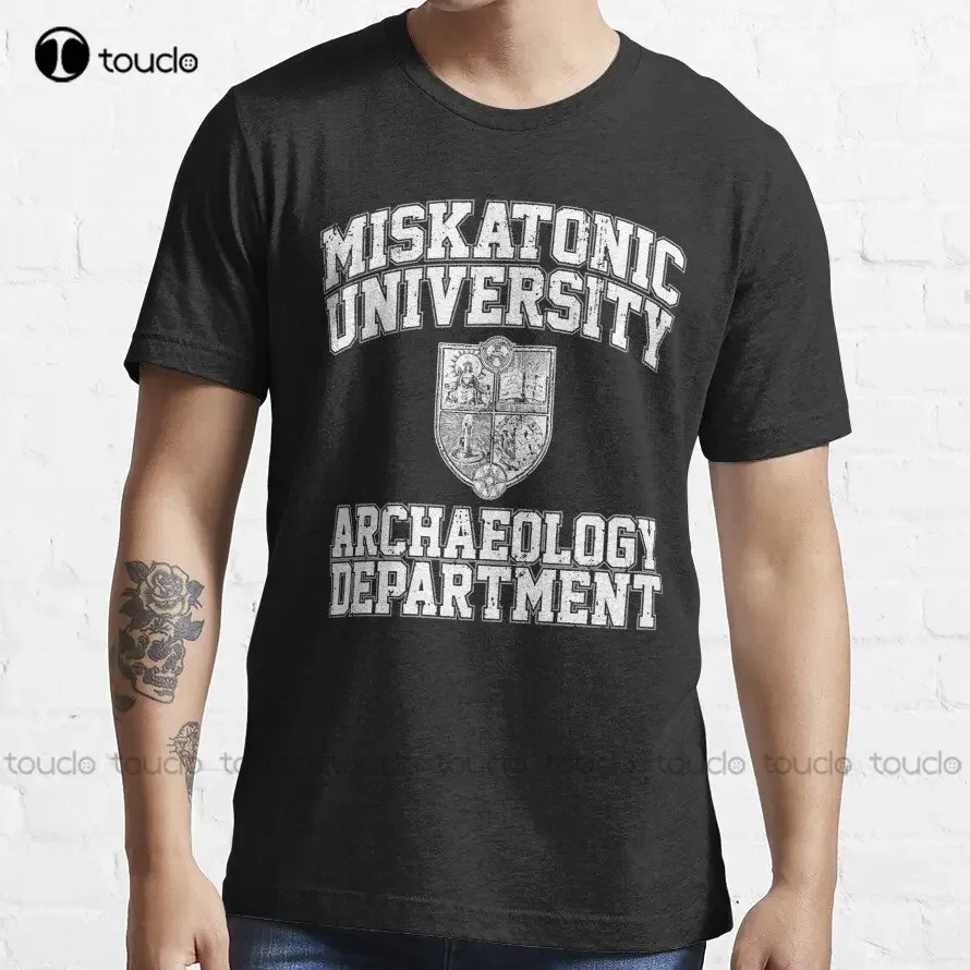 Miskatonic University Archaeology Department Lovecraft T-Shirt Funny Dad Shirts O-Neck Streetwear Oversized New Popular Xs-5Xl