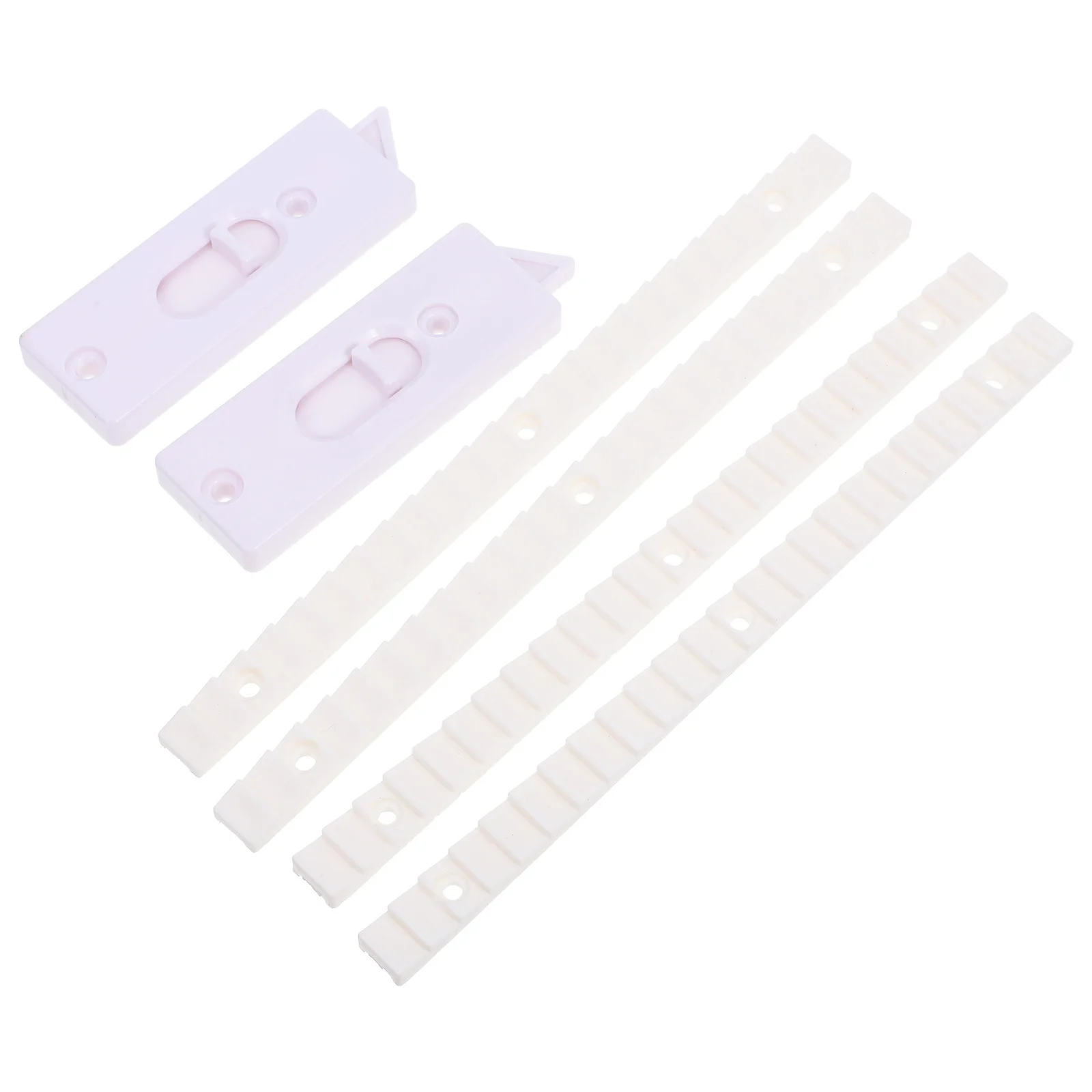 2 قطعة إمالة بلاستيكية لاستبدال أجزاء بيضاء المفاجئة في الربيع تحميل مزلاج زوج للطي رافع اكسسوارات أجهزة النافذة