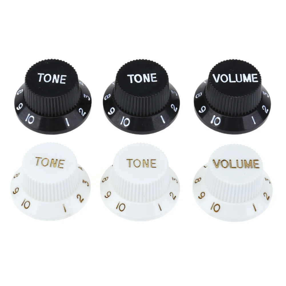Knobs Potentiometer Cap Plastic Electric Guitar Control Music Lovers Playing Accessories for Bass Tone Volume