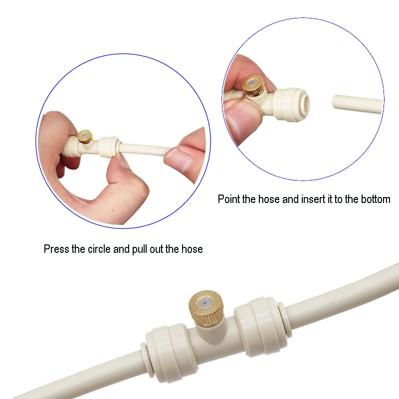 Low Pressure Misting System Terrace Mister Water Foggers Nebulizer Sprayer Patio Mister Line  6-20M