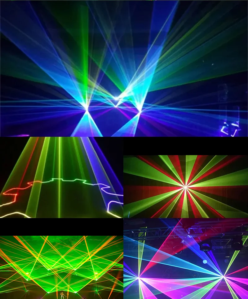 10W RGB Animations-Laserlicht ILDA/RJ45/DMX512 Mobile Bluetooth-App-Steuerung für DJ, Disco, Bar, Party, Hochzeit und Bühnenlaserlicht – Detail 10