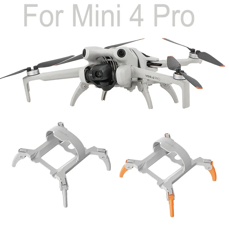 Shock-Absorption Landing Gears Foldable Extension Legs Protective Support Landing Gears for DJI Mini 4 Pro Drone Landing Gears