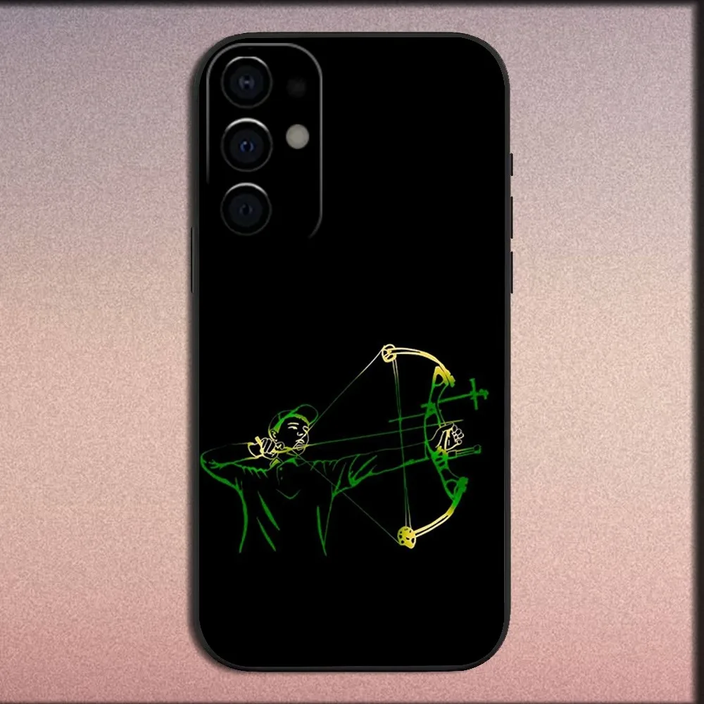 Cool Archery Sprot Phone Case For Samsung S25,S24,S21,S22,S23,S30,Ultra,S20,Plus,Fe,Lite,Note,10,9,5G Black Soft Cover