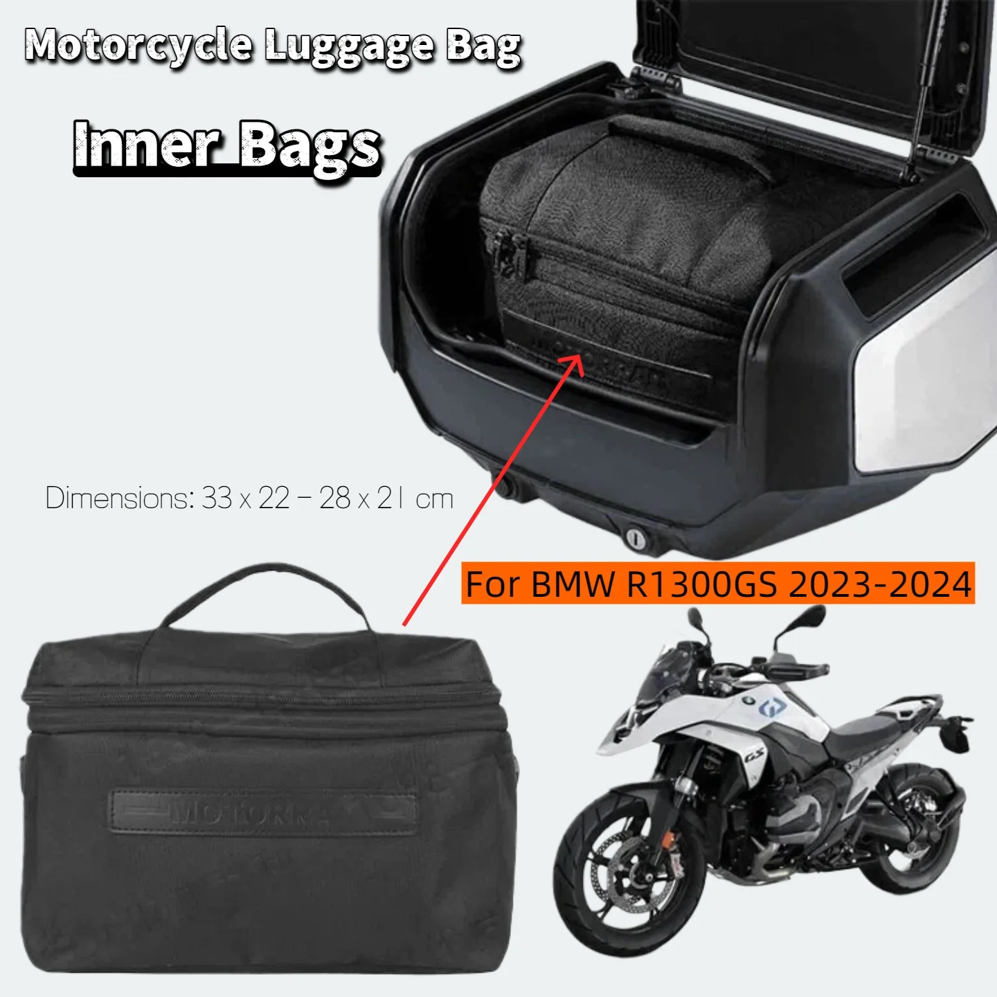 

Новый чехол для BMW R1300GS r1300gs bmw gs 2023-2025 Vario, внутренняя сумка, сумка для багажа мотоцикла, набор инструментов, верхний чехол, корзина, седельная сумка