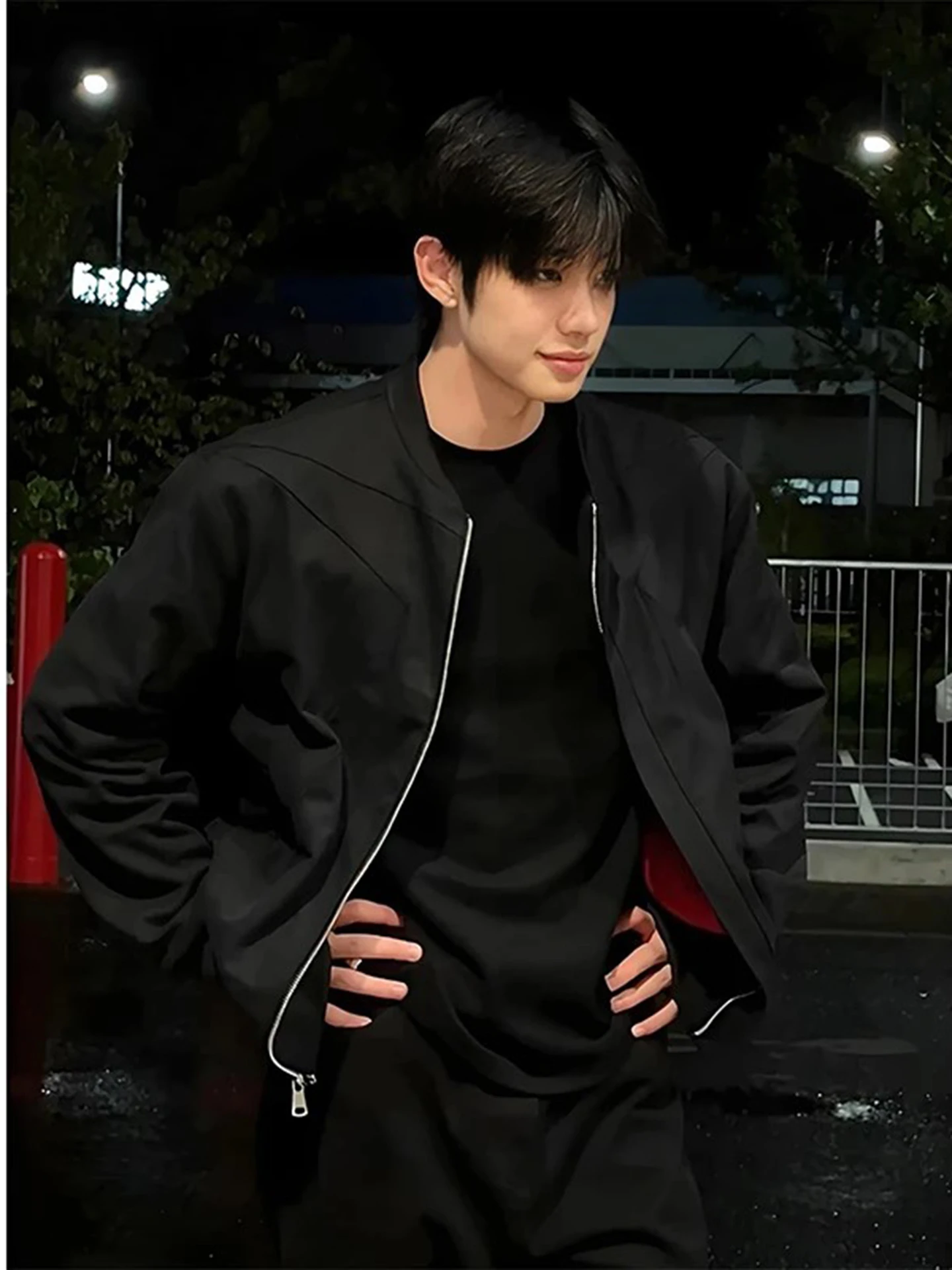 

Мужская демисезонная куртка Bla Deconstructed Flight Jaet в американском стиле, из хлопка, с эффектом инверсии, для бейсбола и активного отдыха