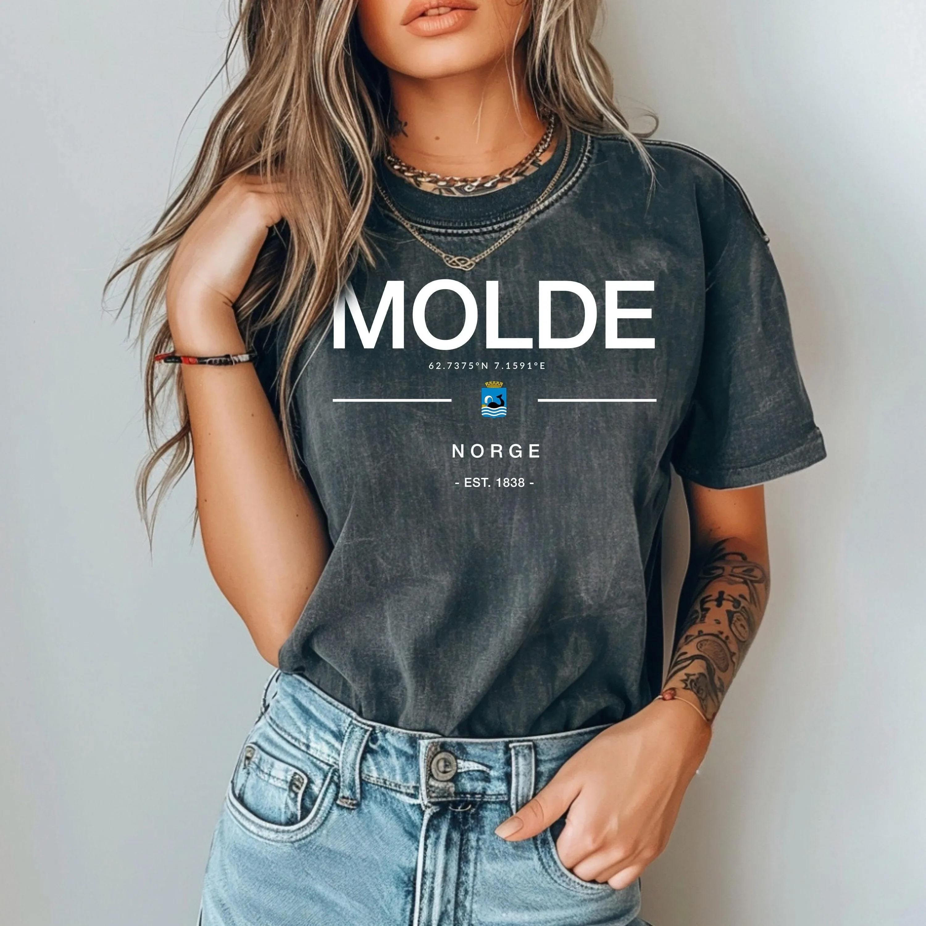 Molde  T shirt Crewneck Norway SweaT s Souvenir