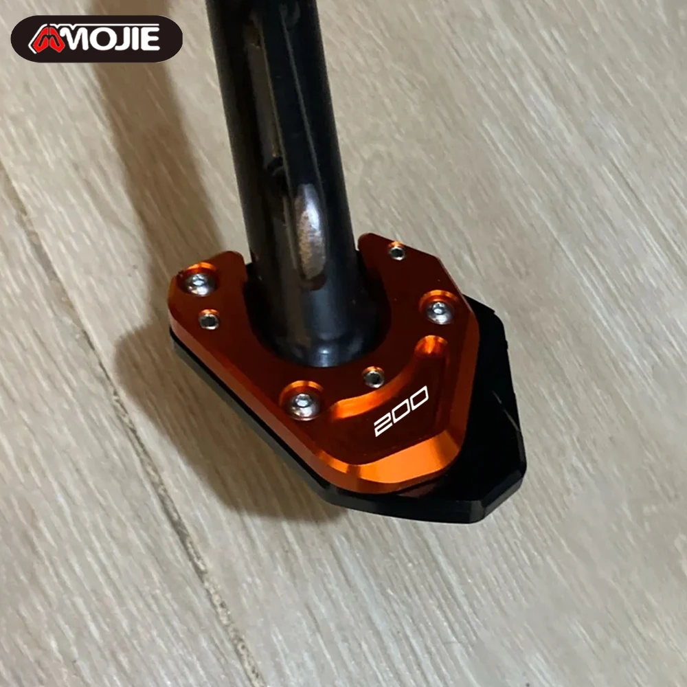 

For Duke 125 250 250 390 Duke 2011-2023 Kickstand Foot Side Stand Pad Enlarger Extension Plate Duke125 Duke200 Duke250 Duke390