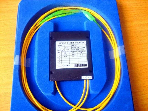 Cable TV Single Mode Fiber Splitter 1x2FBT Splitter 1 * 2SCFCAPC New