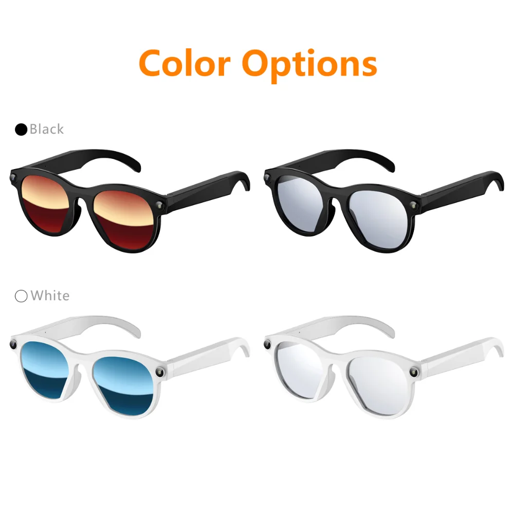 Pro AI Camera Smart Shooting Glasses 4K HD First Person Video Record Anti-shake Bluetooth Water‑resistant Language Translation