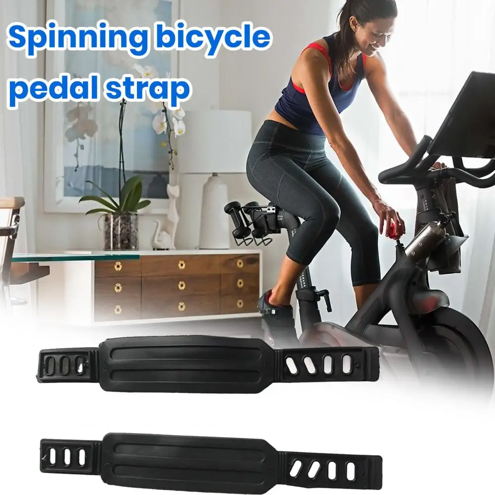 Anti-slip Bike Straps Spinning Bicycle Pedal Straps Durable Anti-slip Exercise Bike Pedal Straps for Stationary Cycling Easy