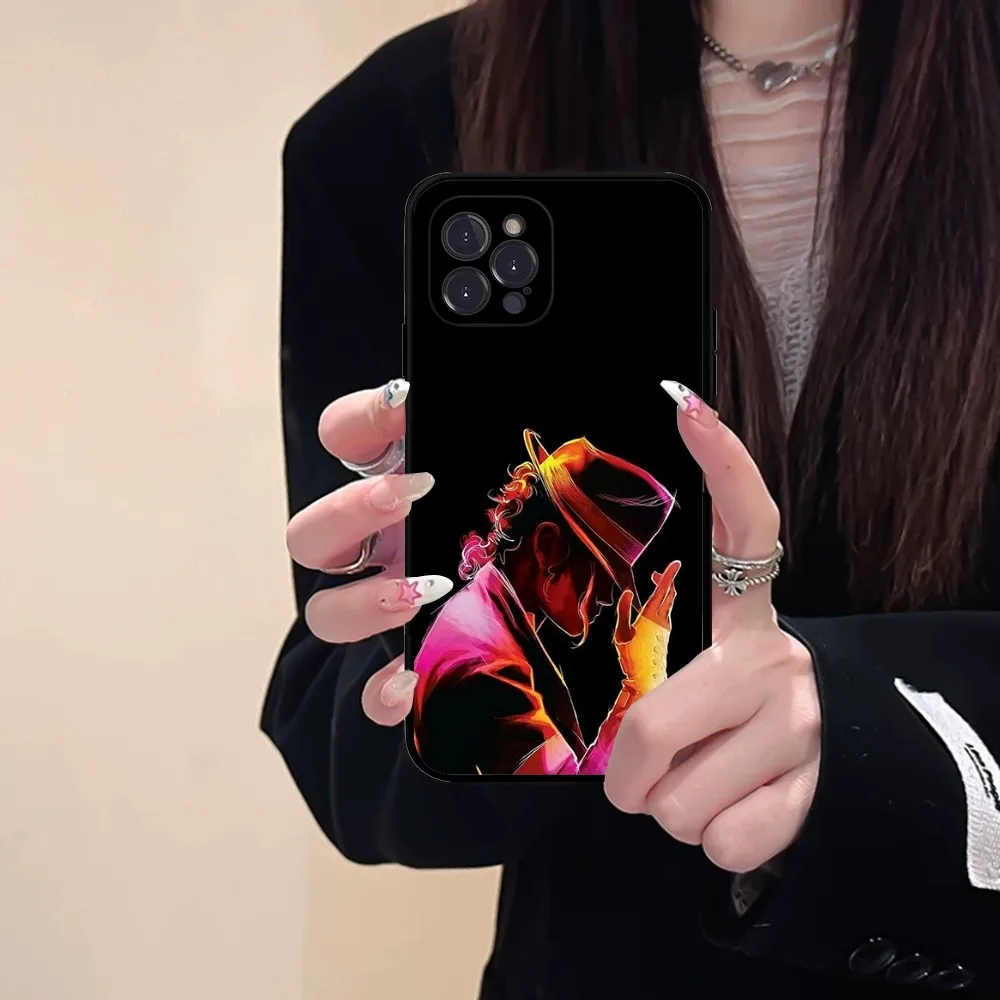 Michael jackson Silicone Soft for iphone 16 15 14 13 12 11 Pro Mini XS MAX Plus X Cover