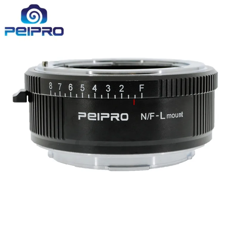 PEIPRO NF-L Manual Focus Camera Lens Adapter Ring for Nikon Lens to Leica Pana sonic Sigma L Mount S1/S1R/S1H/FP/SL/SL2 Camera