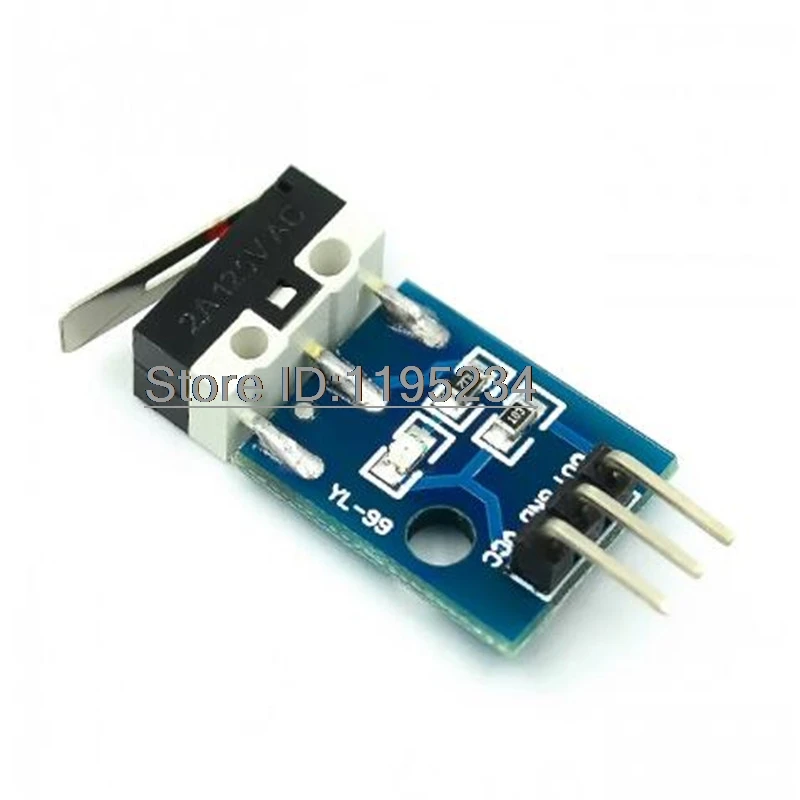 5PCS Impact Switch Car Helicopter Crash Collision Sensor Module Robot Model For Arduino without Dupont Cable