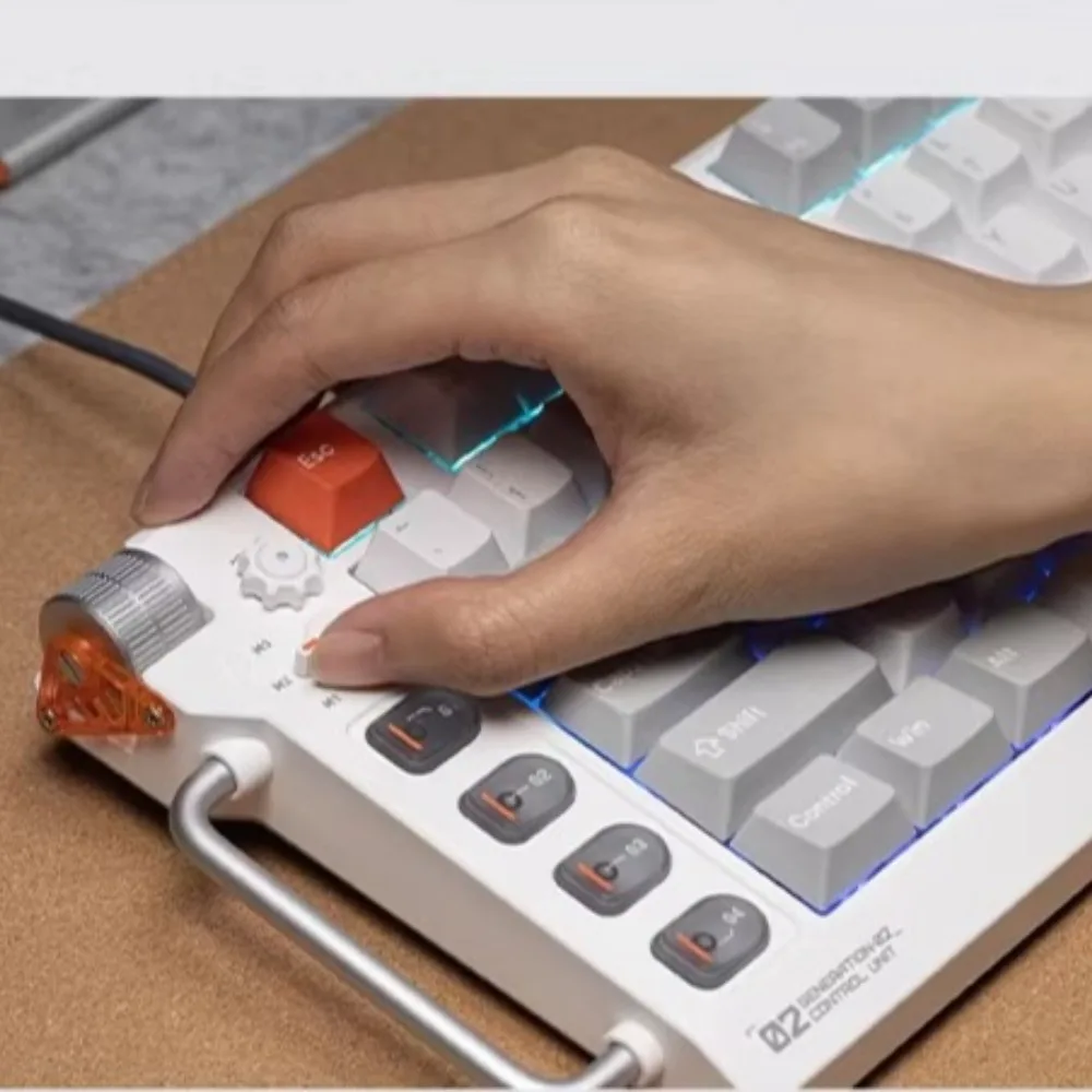 

Механическая игровая клавиатура NuPhy Field75 HE V2 с магнитными переключателями, проводная, с возможностью горячей замены, 8K, для киберспорта, CS, FPS, с джойстиком-регулятором, подарок